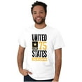 thumbnail image 4 of US Army Star Logo Retired Military Men's Graphic T Shirt Tees Brisco Brands L, 4 of 4