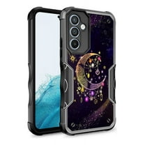 Rosebono Compatible With Samsung Galaxy A56 Case, Hybrid Dual Layer Graphic Design Pattern Heavy Duty Protection Case For Samsung Galaxy A56 (Wiccan)