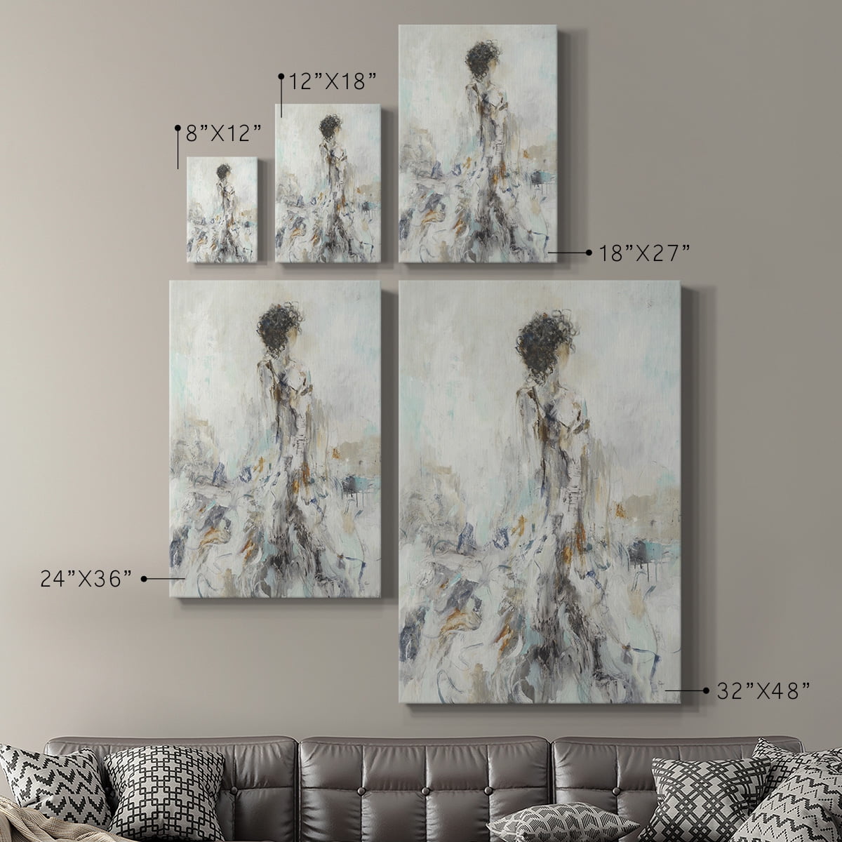 Romantic Reflection II Premium Gallery Wrapped Canvas - Ready to Hang