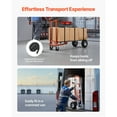 thumbnail image 5 of KFFKFF 4-in-1 Convertible Hand Truck, 1000 lbs Capacity in 4-Wheel Mode, Multi-Function Dolly with Non-Slip Handle & Durable Wheels, Aluminum Alloy Portable Cart for Home, Office, and Warehouse Use, 5 of 9