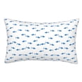 thumbnail image 1 of Fotbe Cute Shark Funda de Almohada Decorativa Estilo Occidental, Lujo en Algodón, Fundas para Almohadas King, Cojín Estampado para Decoración del Hogar-14"x20", 1 of 6