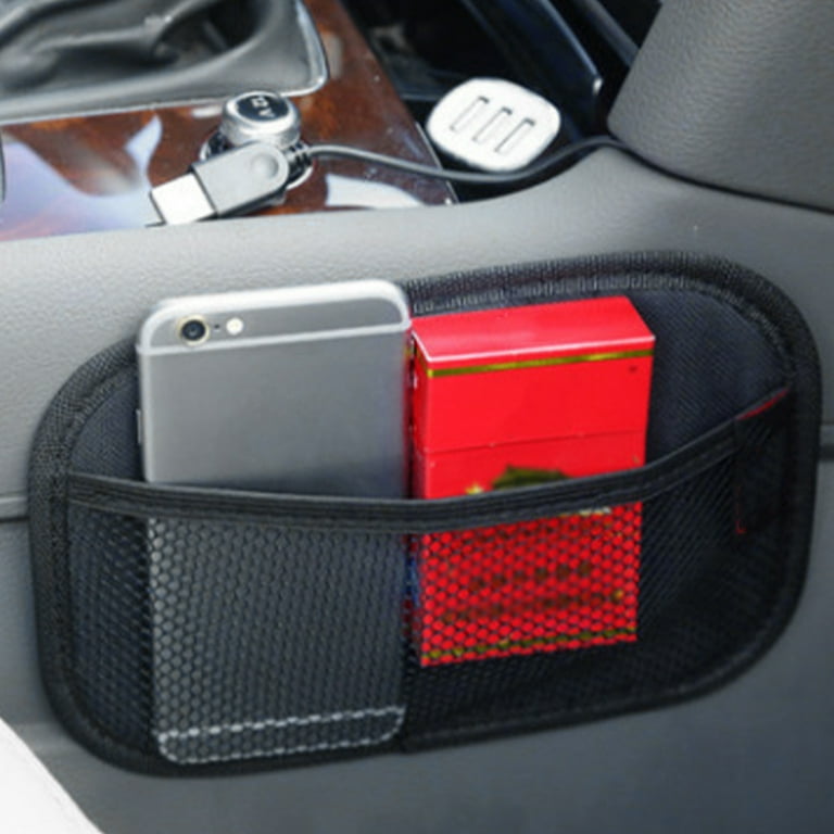 Hands DIY 7.87x5.5 inch Car Storage Organizer Car Net Pocket Oxford Fabric Seat Back Storage Bag Car Seat Organizer Net Bag Mesh Pocket Organizer