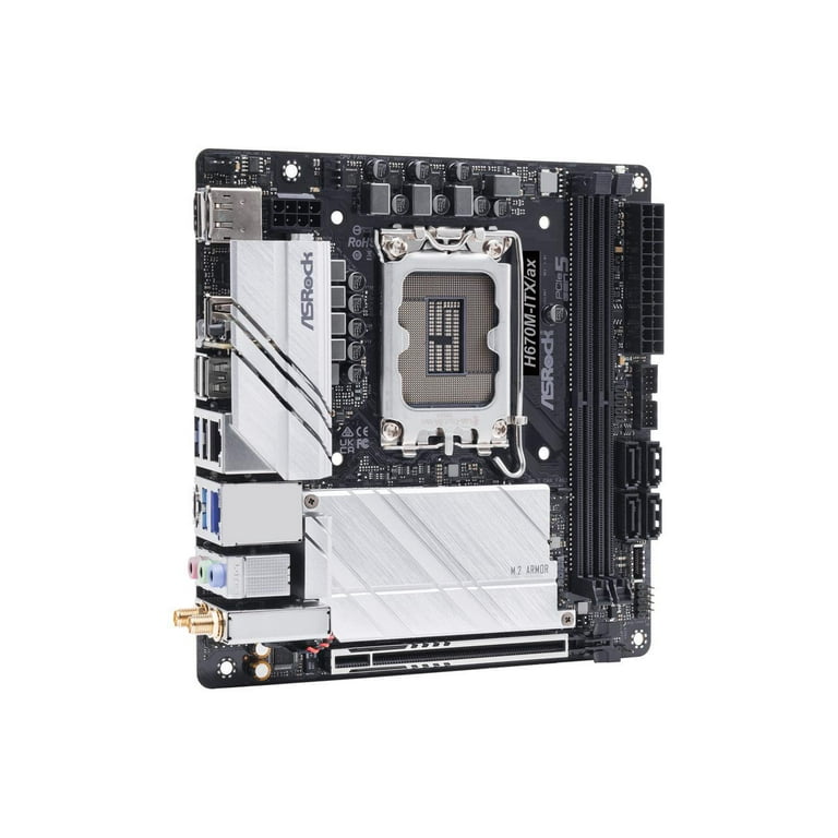 【希少】ASRock H670M-ITX/ax マザーボード Asrock H670M-ITX/AX LGA 1700 12Th 13Th 14Th ITX DDR4 Gaming