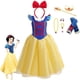 thumbnail image 2 of Disfraz de princesa Blancanieves para niñas, Vestido largo de malla sin mangas para fiesta de graduación, ropa de Halloween para niños, vestido de noche de verano Fivean unisex, 2 of 2