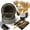 350PCS Black, variant on 350PCS Black Gold Paper Plates Party Supplies Dinnerware Sets for 50 Guests, Disposable Paper Party Plates, Dessert Plates, Cups, Napkins, Plastic Spoons, Forks, Knives for Wedding