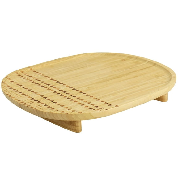 Gibson Home 129400.01 13.5 in. Sadler Wooden Serving Tray
