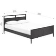 thumbnail image 4 of Better Homes & Gardens Oaklee Queen Bed, Charcoal Finish, 4 of 13