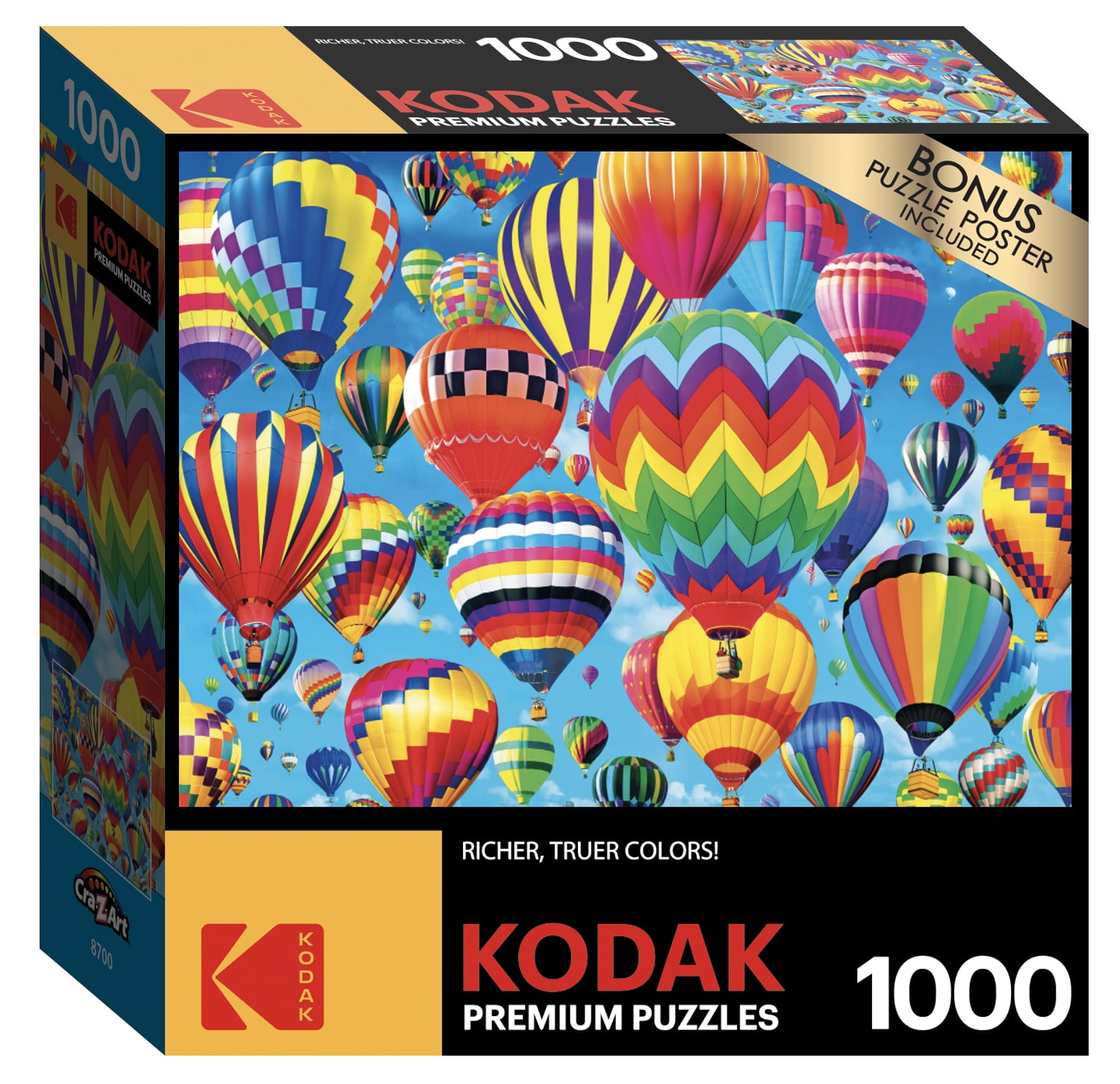 Puzzle 5000 Pièces en Bois Hot Air Balloon Voyage Adulte Super