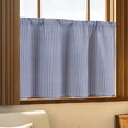 thumbnail image 6 of Cadancy Curtain Gingham Pattern Short Tier Fabric for Kitchen Cafe Doorway Window Rod Pocket Half Panel Privacy Panel Bedroom Bathroom Home Decor, 6 of 6