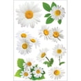 thumbnail image 2 of 3D Ox-Eye Daisy Stickers - 4.5in. x 7in. Sheet - Assorted Sizes (STDM-0119), 2 of 2