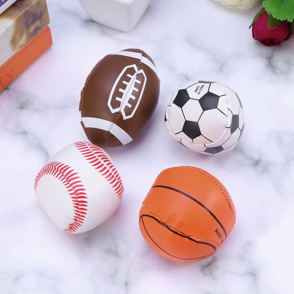 Raindrops Baby Sports Balls Set of 4 Pcs Round PVC Educational Supplies for Boys and Girls