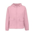 thumbnail image 2 of Summer Sun Jacket for Women Long Sleeve Outdoor Sun Protection Lightweight Breathable Zip Up Hooded Jackets Outerwear, 2 of 6