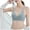 Blue, variant on Inleife Bras for Women No Wire Fashion Comfortable Woman's Lace Beauty Back Strap Wrap Plus Size Bra