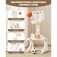 thumbnail image 4 of YUFU 6 In 1 Toddler Slide & Swing Set for Kids 1+ with Swing Football Basketball Ring Toss Indoor Outdoor Use, 4 of 8