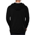 thumbnail image 5 of Horkkom Zip Up Hoodie Men Fall Outfits Plain Workout Hoodie Thin Casual Sweatshirt with Pockets XL, 5 of 7