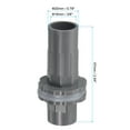 thumbnail image 2 of Uxcell 3/8" ID PVC Water Tank Pipe Fitting Straight Tube Adapter Connector, Grey, 2 of 6