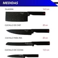 thumbnail image 3 of Cuchillos De Chef Con Base Chick Flic De Ceramica 8 Pzs, 3 of 6