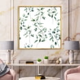 thumbnail image 2 of Designart 'Green Eucalyptus Plant Branches IV' Traditional Framed Canvas Wall Art Print, 2 of 5