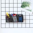 thumbnail image 4 of Magnetic Pencil Holder Black Mesh Basket for Box Marker Holder magnetic Locker Refrigerator Table 3 grid, 4 of 7