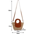 thumbnail image 3 of LinYooLi Women Straw Crossbody Bag Summer Beach Weave Shoulder Bag Rattan Wicker Handbag, 3 of 8