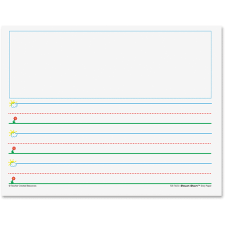 Teacher Created Resources Smart Start K-1 Story Paper: 360 Sheets