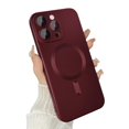 thumbnail image 1 of Funda Magnetica ankofave para iPhone 15 Pro Max Silicona Mate con Protector de Camara Compatible con MagSafe, 1 of 5