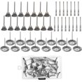 thumbnail image 4 of 45 cepillos de alambre de metal para carpintería para herramientas de perforación, cepillos de perforación de metal de alambre de acero inoxidable, acero inoxidable plateado, 4 of 5