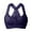 A1_Dark Purple, variant on Floral Lace Bralette Unpadded Breathable Racerback Lace Bra Crop Top Wirefree Plus Size Sports Bras Lace Racerback Wireless Push Up Bra Full Coverage Support Bra Lightweight Bralette White L