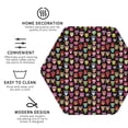thumbnail image 3 of Naloa Colourfull Owl Leather Coasters for Drinks, Durable Drink Coasters 4 Set for Tabletop Protection, Luxurious Home Décor and Housewarming Gift ( {designName})Hexagon, 3 of 6