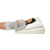 Deluxe Comfort Better Sleep Bamboo Wedge (31" x 25.5" x 6") - Helps to Manage Acid Reflux - Specialty Medical Pillow - Wake Up Refreshed - Bed Wedge, Beige
