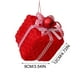 thumbnail image 2 of Seyotauo Red And White Christmas Ornaments Multishape (Spherical & Gift Box) Faux Plush with Hanging Cord - Christmas Tree Decorations, Window Display Holiday Christmas Decor Festive Christmas Decor, 2 of 9