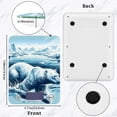 thumbnail image 2 of Polar Bear Sea Iceberg Food Scale Digital Kitchen Scale Waterproof Tempered Glass Tare Function 11 lb for Baking Cooking Meal Prep, 2 of 7