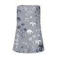 thumbnail image 3 of Gibobby Camiseta sin tirantes Bandeau para mujer, camiseta informal sin mangas para vacaciones de verano, camiseta holgada para vacaciones, blusa, camiseta sin mangas para mujer(Gris,M), 3 of 5