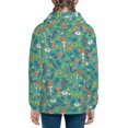 thumbnail image 6 of Naloa Mushrooms and Flowers Teenage Zipper Hoodie, Long Sleeve Zip Up Hoodies Casual Jackets Tops for 7-12 Years-Small, 6 of 6