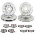 thumbnail image 5 of Front Rear Brake Discs Rotors Ceramic Pads For Honda Accord 2006 2007 V6 Hybrid, 5 of 5