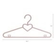 thumbnail image 2 of Unique Bargains Plastic Non-Slip Hangers for Clothing Closet Coats 20 Packs Pink, 2 of 6