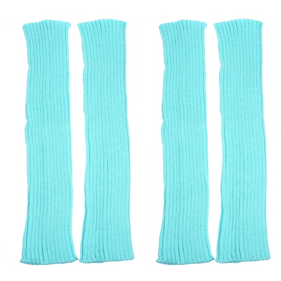 HOMEMAXS Blue Knitted Leg Warmers for Women Stay Fashionable and Cozy during Cold Winter Autumn Seasons