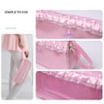 thumbnail image 6 of 1pc Zipper Ballet Shoes Bag Dance Slippers Bags Storage Pouch Organizer for Girls Women (pink,22.5X5.5X9.5cm), 6 of 6