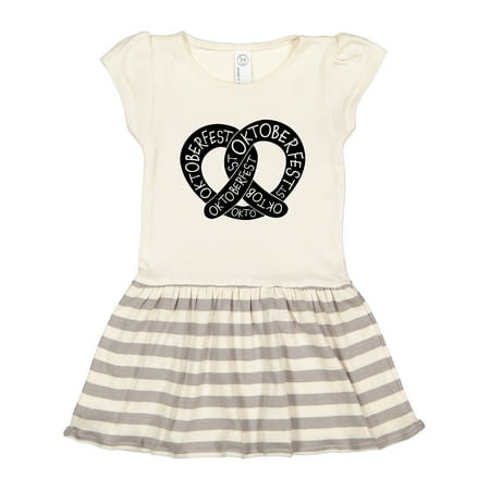 

Inktastic Oktoberfest Pretzel Gift Toddler Girl Dress