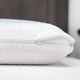 thumbnail image 5 of SensorPEDIC Gel Overlay Memory Foam Pillow, Standard, White, 5 of 10