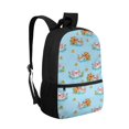 thumbnail image 2 of Uourmeti Polyester School Backpack Daypack With Cute Axolotl Capybara Pattern - Durable for School Daily Use and Short Travel, 2 of 6