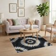 thumbnail image 3 of ODIKA Marbled Abstract Swirling Contemporary Smalltan Pet Friendly & Kids Safe Play for Playroom, Bedroom, Reading Nook, 3 of 7