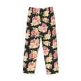 thumbnail image 4 of Xecao Rose Flowers Men's Straight Lounge Pajama Pants: The Ultimate in Comfortable Sleepwear, 4 of 9