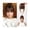 Chocolate Brown, variant on 100% Human Hair Bangs Platinum Blonde Human Hair Air Bangs for Women Blunt Bangs 4.5in