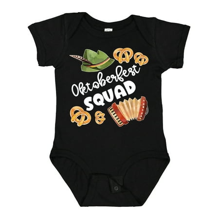 

Inktastic Oktoberfest Squad Hat Accordion Pretzels Gift Baby Boy or Baby Girl Bodysuit