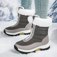 thumbnail image 5 of Women's Winter Snow Boots - Lightweight Waterproof Booties for Skiing & Outdoor Activities, 5 of 12