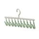 thumbnail image 5 of Tendedero de calcetines, percha de viaje con 10 pinzas, portátil, para pantalones de , sujetadores, guantes, bufandas y dormitorios. Verde, 5 of 8