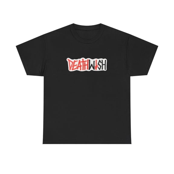 Deathspray Deathwish 2000s Skateboard Lizard Greco Vintage Classic TShirt Print - Black / M
