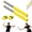 Yellow*2, variant on 2027 Upgraded Adjustable Intensity Badminton Swing Trainer (11.8") - 2026 Upgraded Badminton Swing Trainer, Adjustable Magnetic Swing Trainer with Sound Feedback for Beginners to Advanced