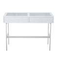 thumbnail image 4 of Lumisource Emery Contemporary Console Table With White Steel Finish TBC-EMRY WW, 4 of 5
